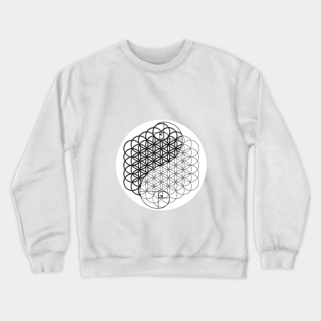 Flower of Life Crewneck Sweatshirt by PsilocyBram